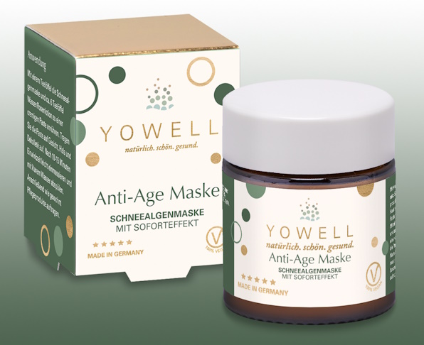 Anti-Age Maske Schneealgenmaske mit Soforteffekt